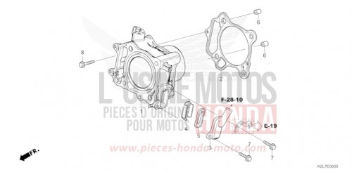 CYLINDRE/ANCHE SOUPAPE ADV350AP de 2023